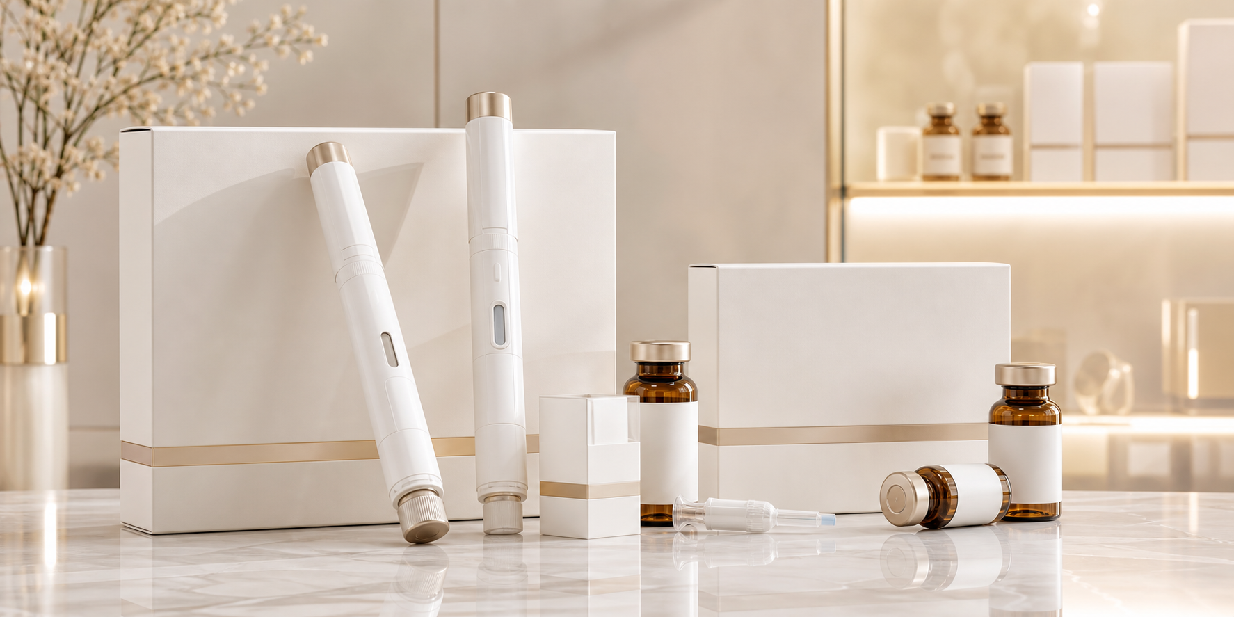 Premium weight management product presentation